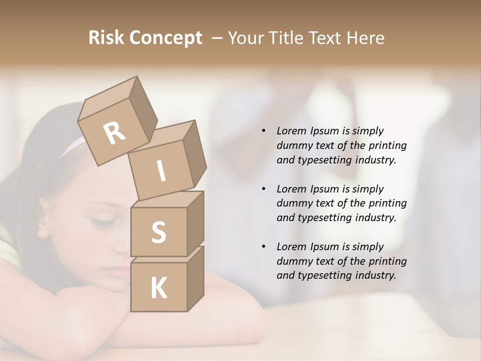 Family Despair Arguing PowerPoint Template