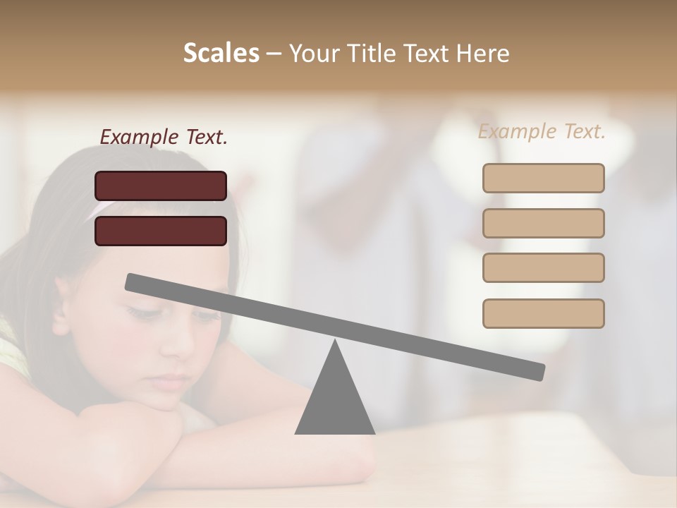 Family Despair Arguing PowerPoint Template