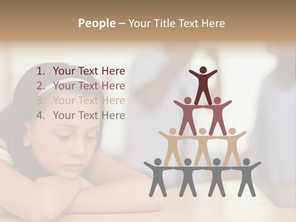 Family Despair Arguing PowerPoint Template