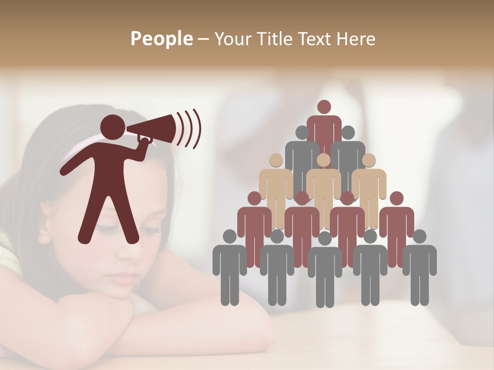 Family Despair Arguing PowerPoint Template