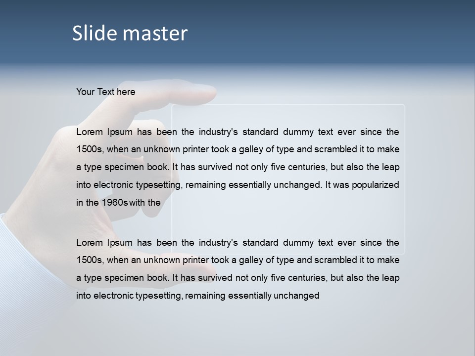 Transparent System Press PowerPoint Template