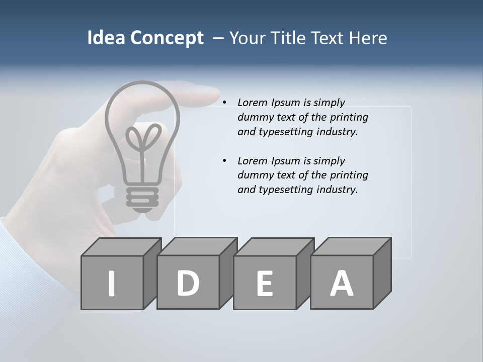 Transparent System Press PowerPoint Template