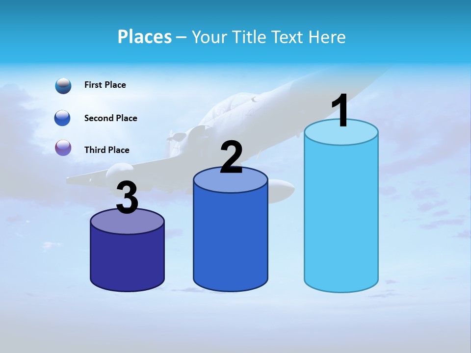 Fly Plane Airshow PowerPoint Template