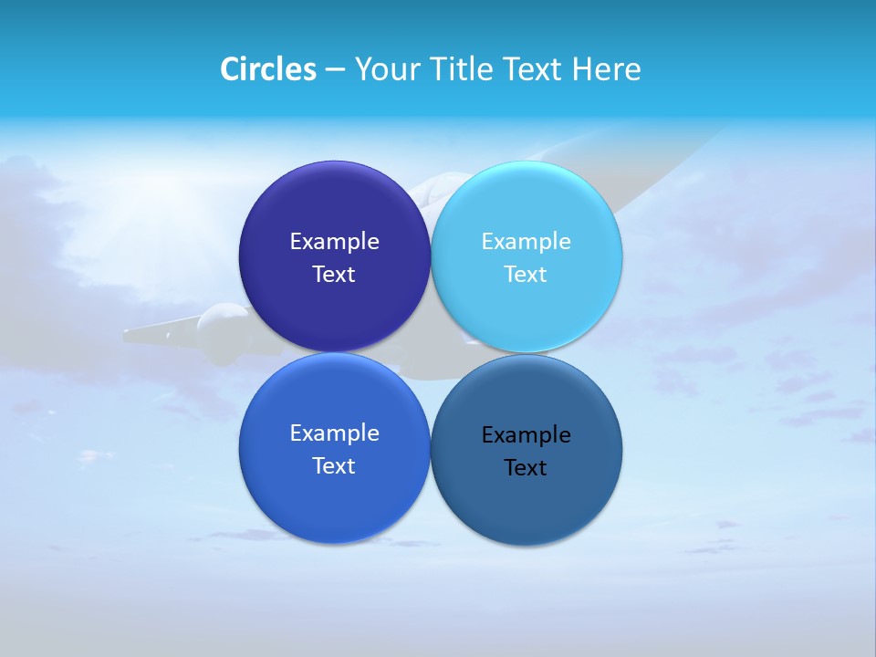 Fly Plane Airshow PowerPoint Template