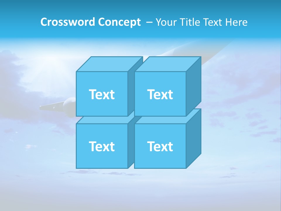 Fly Plane Airshow PowerPoint Template
