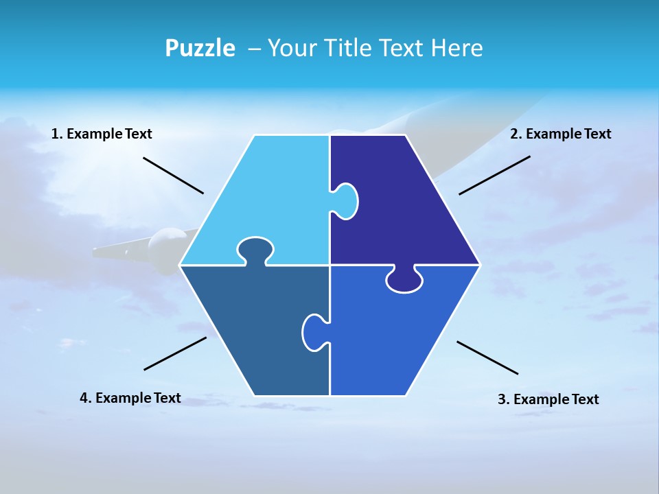 Fly Plane Airshow PowerPoint Template