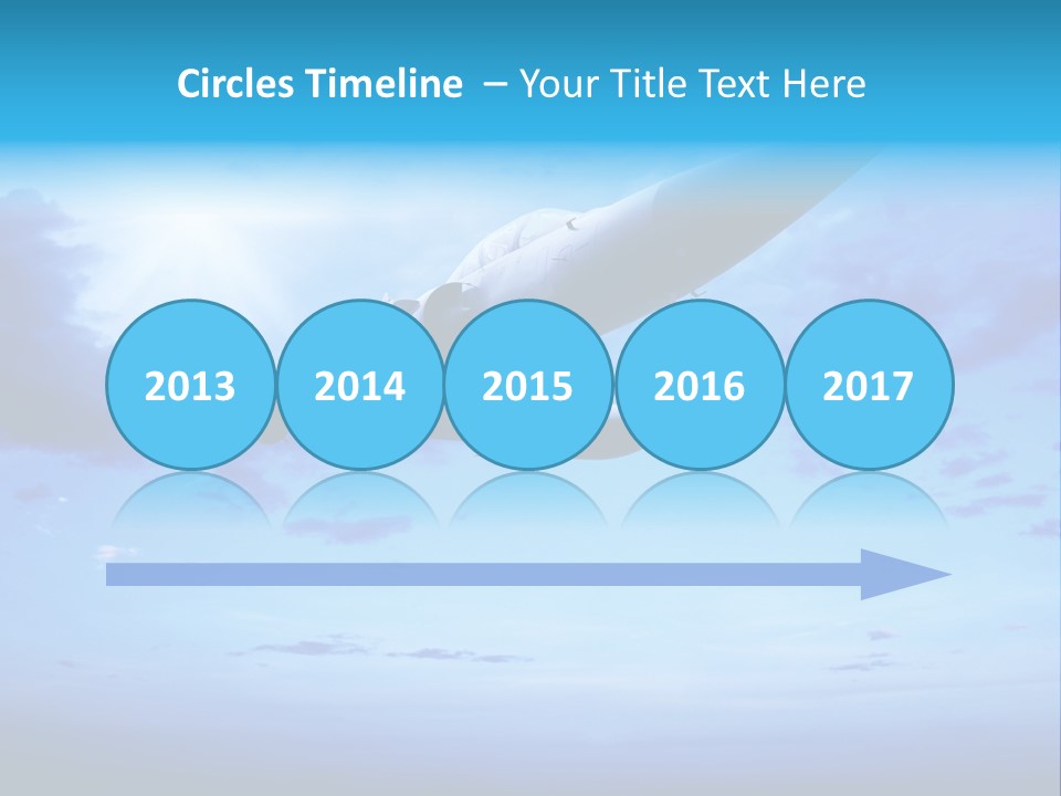 Fly Plane Airshow PowerPoint Template