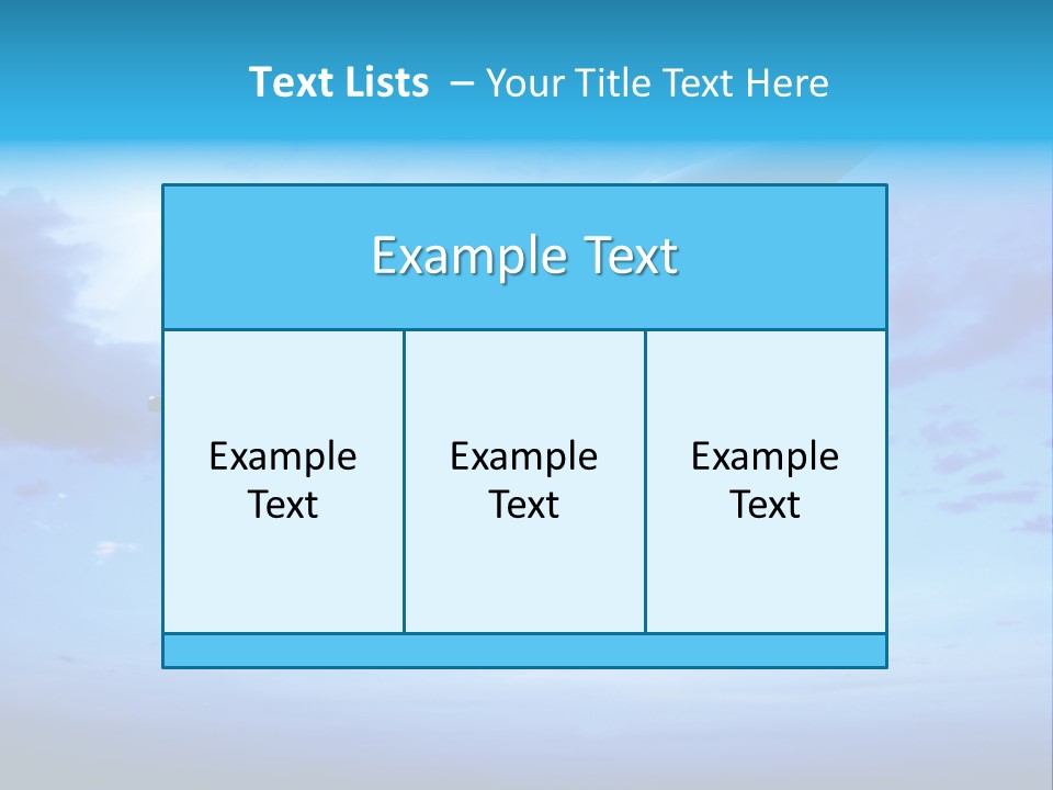 Fly Plane Airshow PowerPoint Template