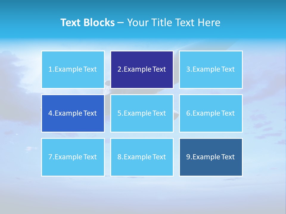 Fly Plane Airshow PowerPoint Template