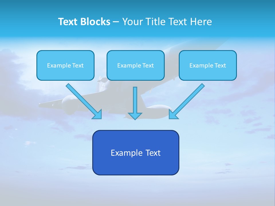 Fly Plane Airshow PowerPoint Template