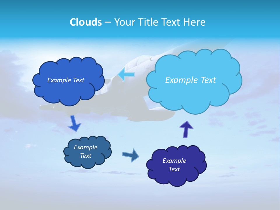 Fly Plane Airshow PowerPoint Template