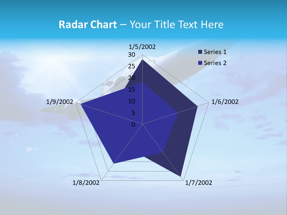 Fly Plane Airshow PowerPoint Template