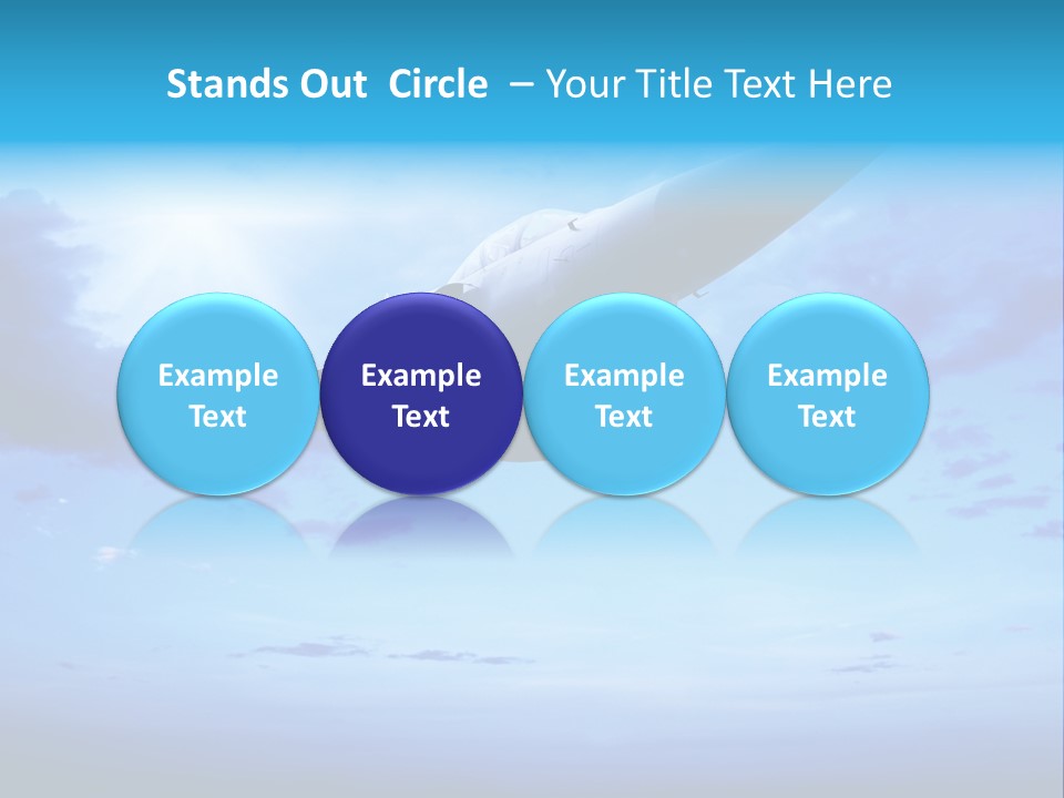 Fly Plane Airshow PowerPoint Template