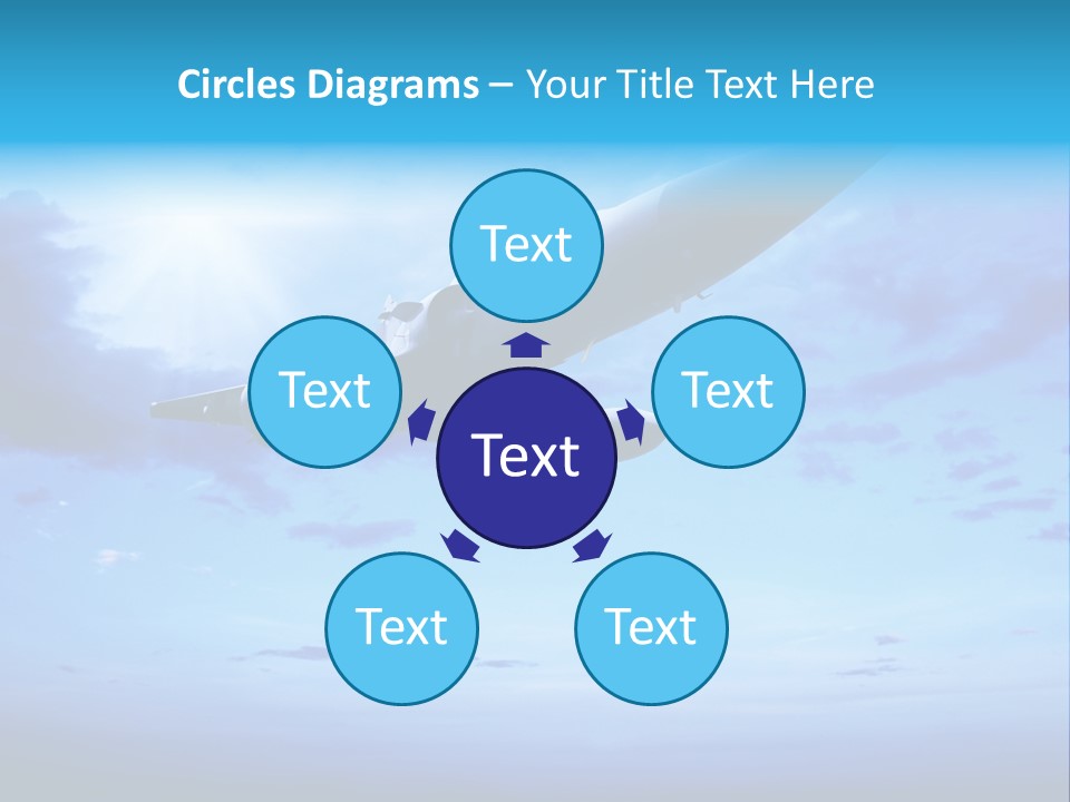 Fly Plane Airshow PowerPoint Template