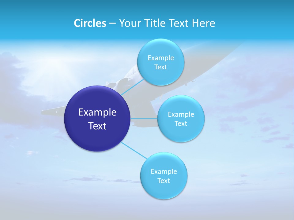 Fly Plane Airshow PowerPoint Template