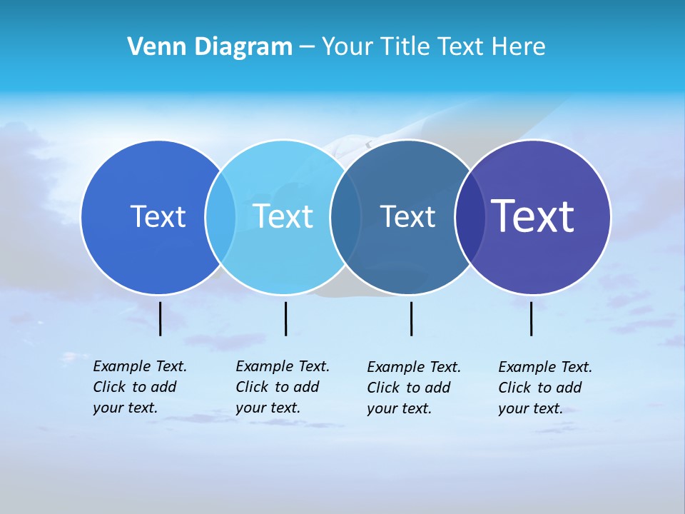 Fly Plane Airshow PowerPoint Template