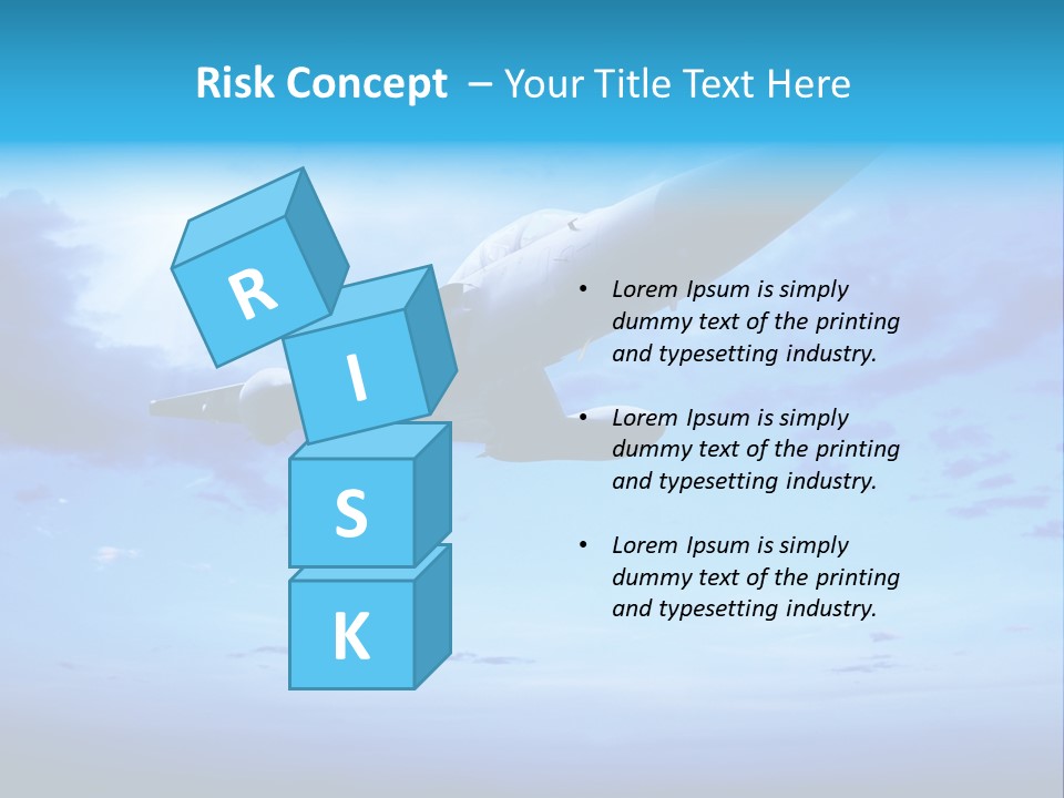 Fly Plane Airshow PowerPoint Template
