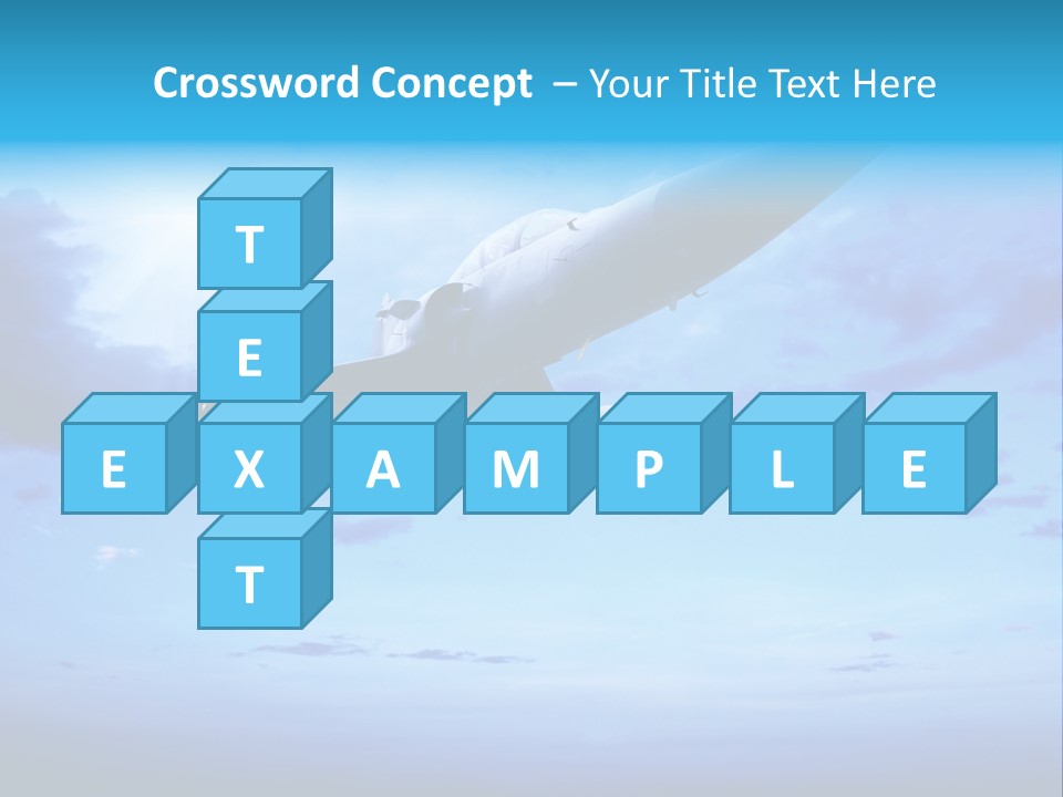 Fly Plane Airshow PowerPoint Template