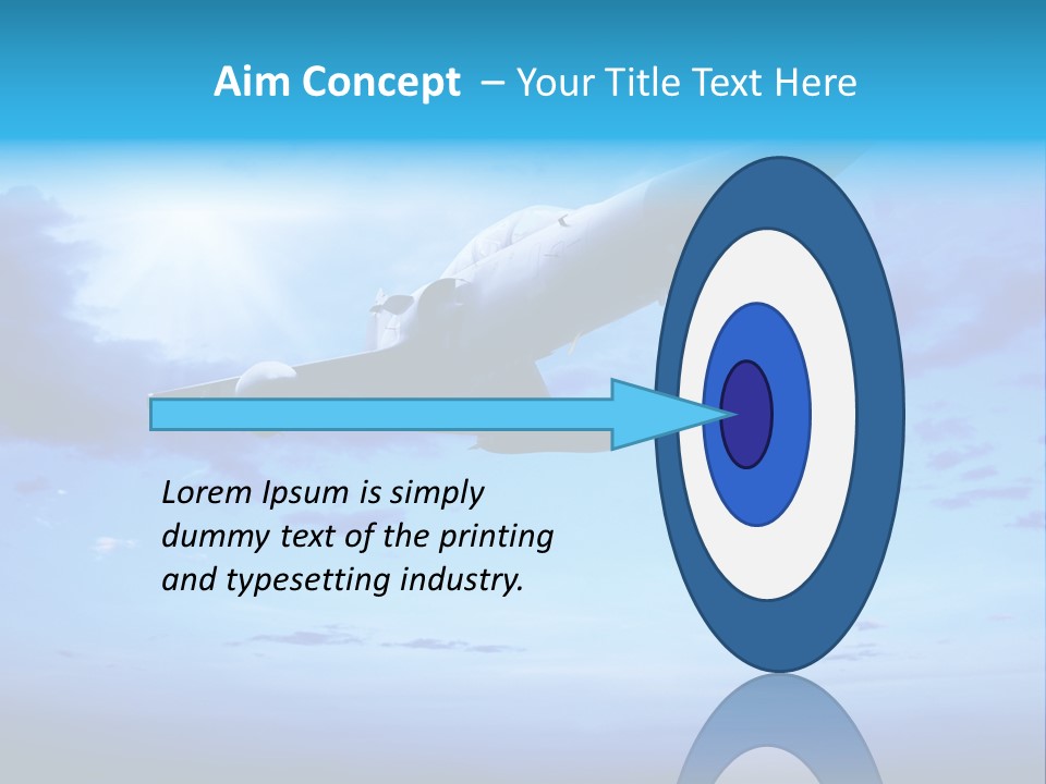 Fly Plane Airshow PowerPoint Template