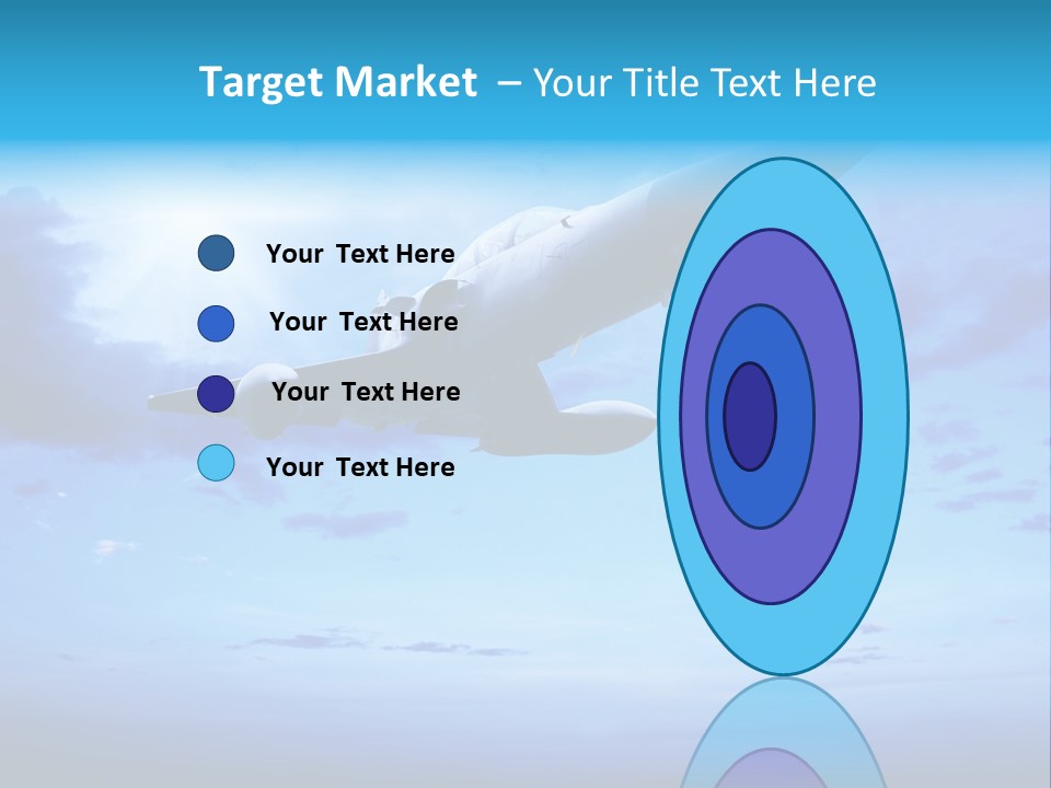 Fly Plane Airshow PowerPoint Template