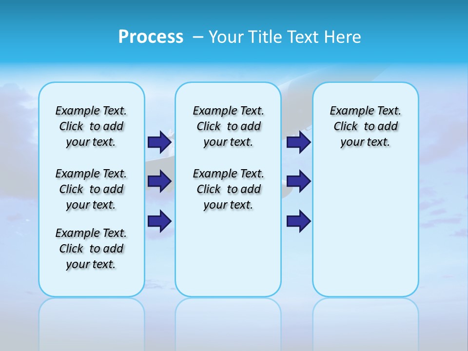 Fly Plane Airshow PowerPoint Template
