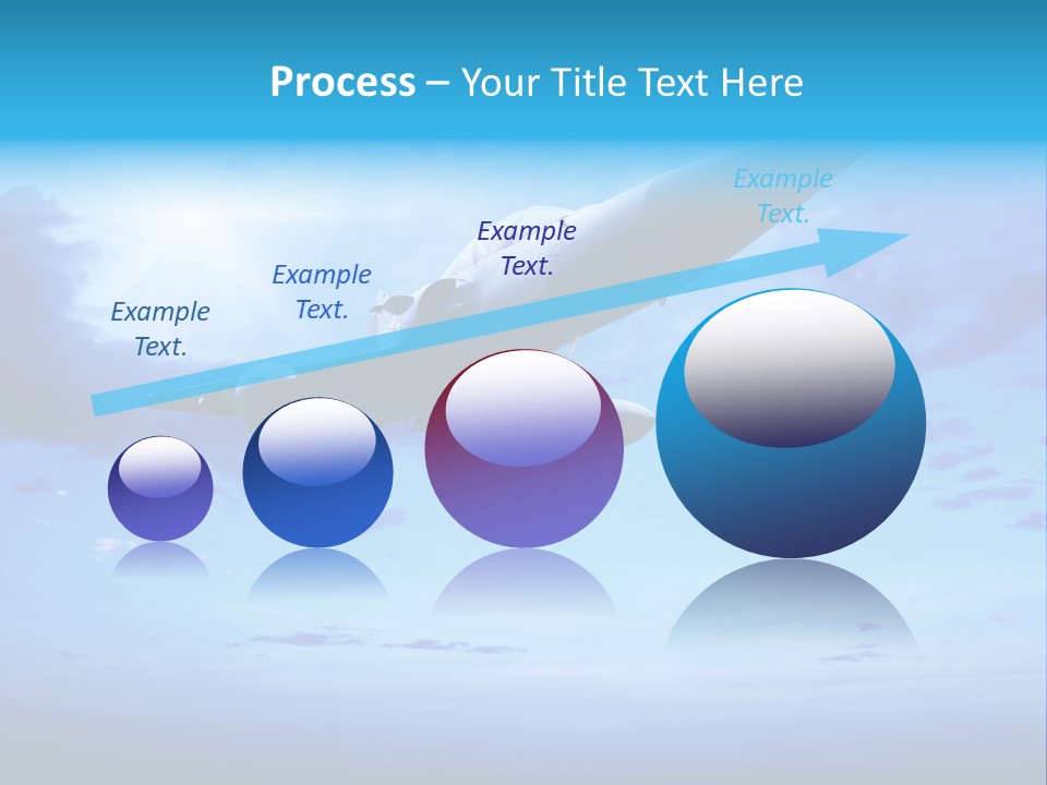 Fly Plane Airshow PowerPoint Template