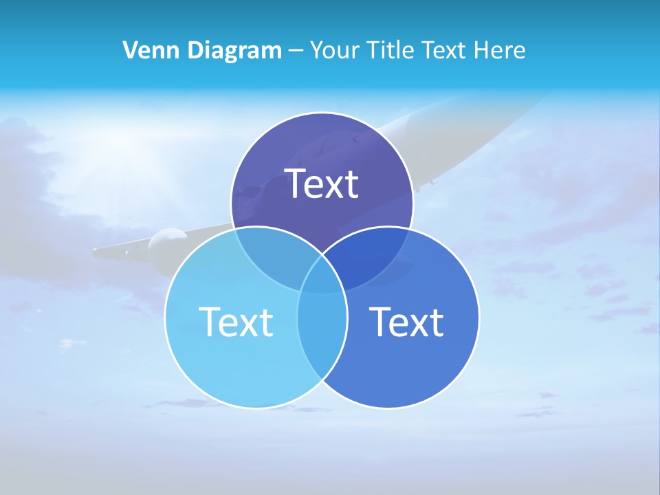 Fly Plane Airshow PowerPoint Template