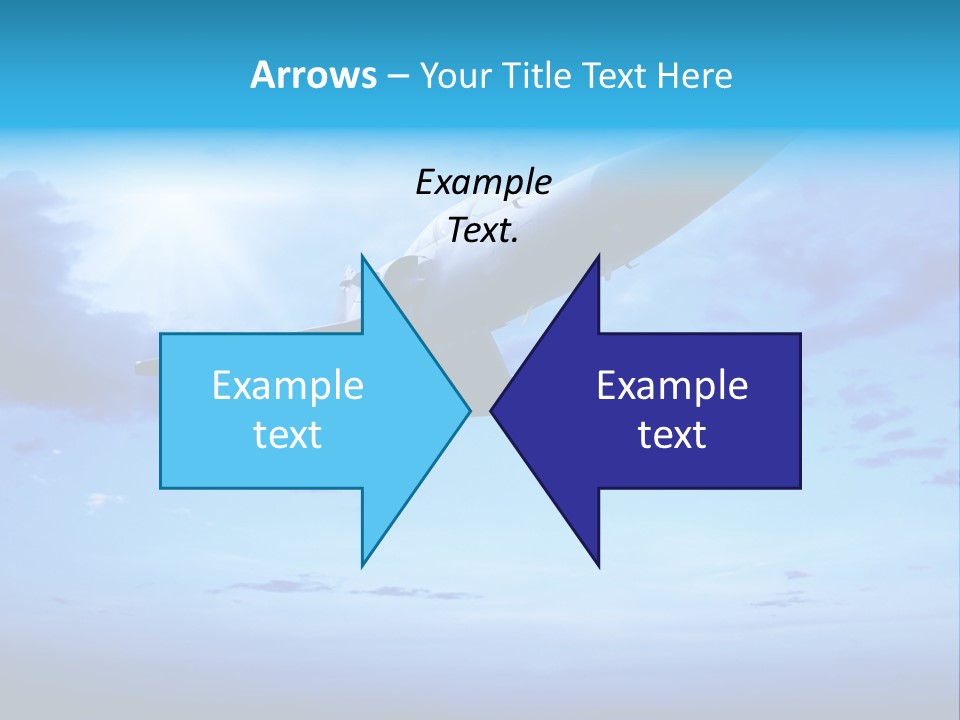 Fly Plane Airshow PowerPoint Template
