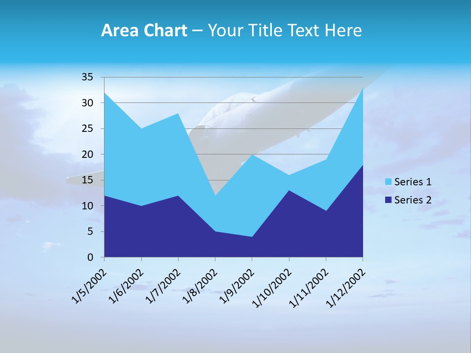 Fly Plane Airshow PowerPoint Template