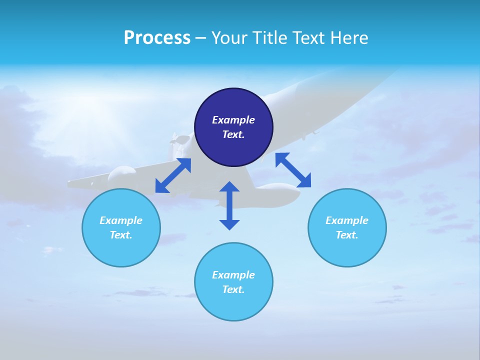 Fly Plane Airshow PowerPoint Template