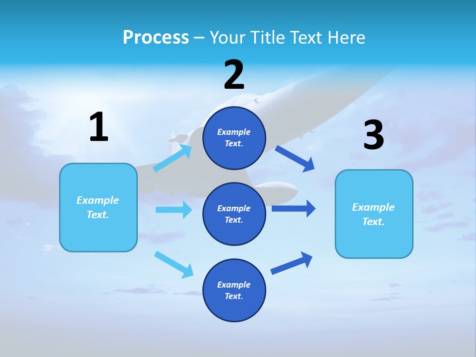 Fly Plane Airshow PowerPoint Template