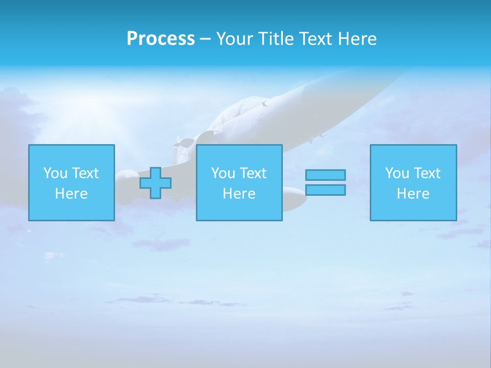Fly Plane Airshow PowerPoint Template