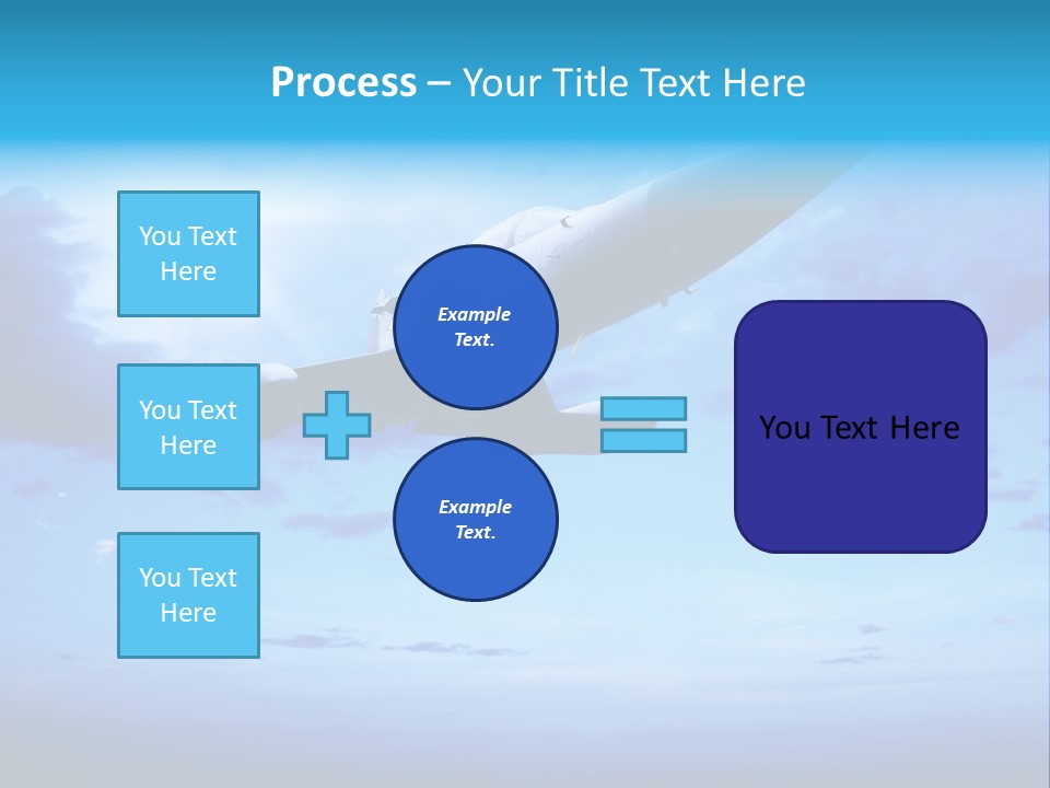 Fly Plane Airshow PowerPoint Template