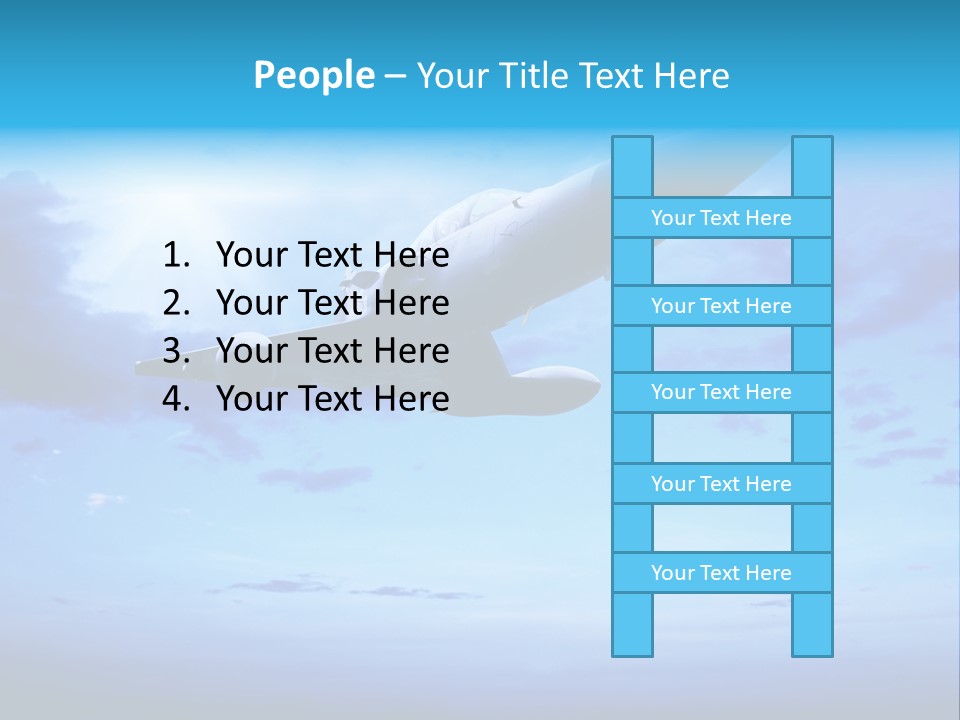 Fly Plane Airshow PowerPoint Template