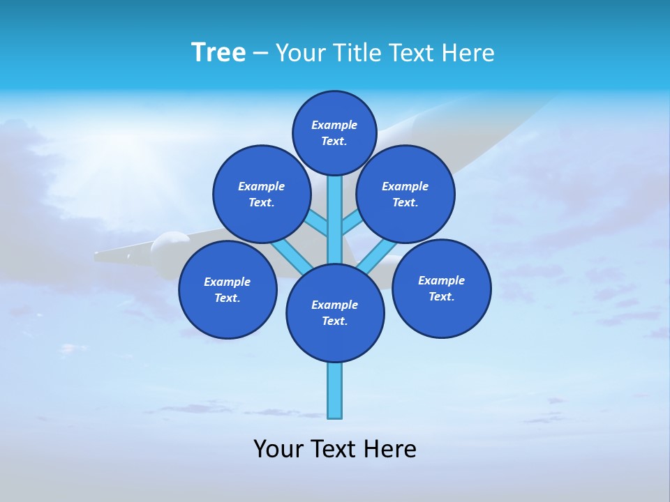 Fly Plane Airshow PowerPoint Template