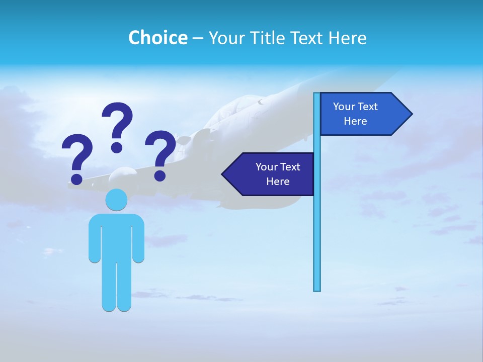 Fly Plane Airshow PowerPoint Template