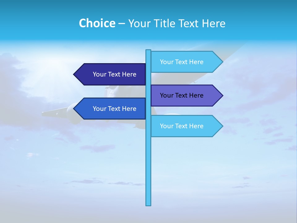 Fly Plane Airshow PowerPoint Template