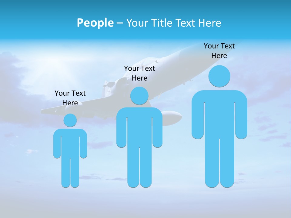 Fly Plane Airshow PowerPoint Template