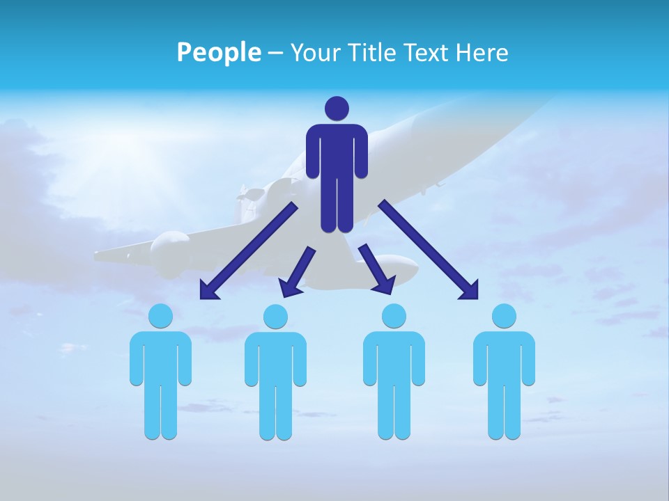 Fly Plane Airshow PowerPoint Template