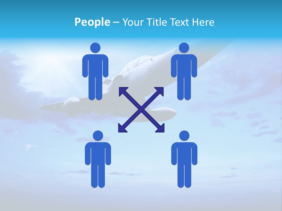 Fly Plane Airshow PowerPoint Template