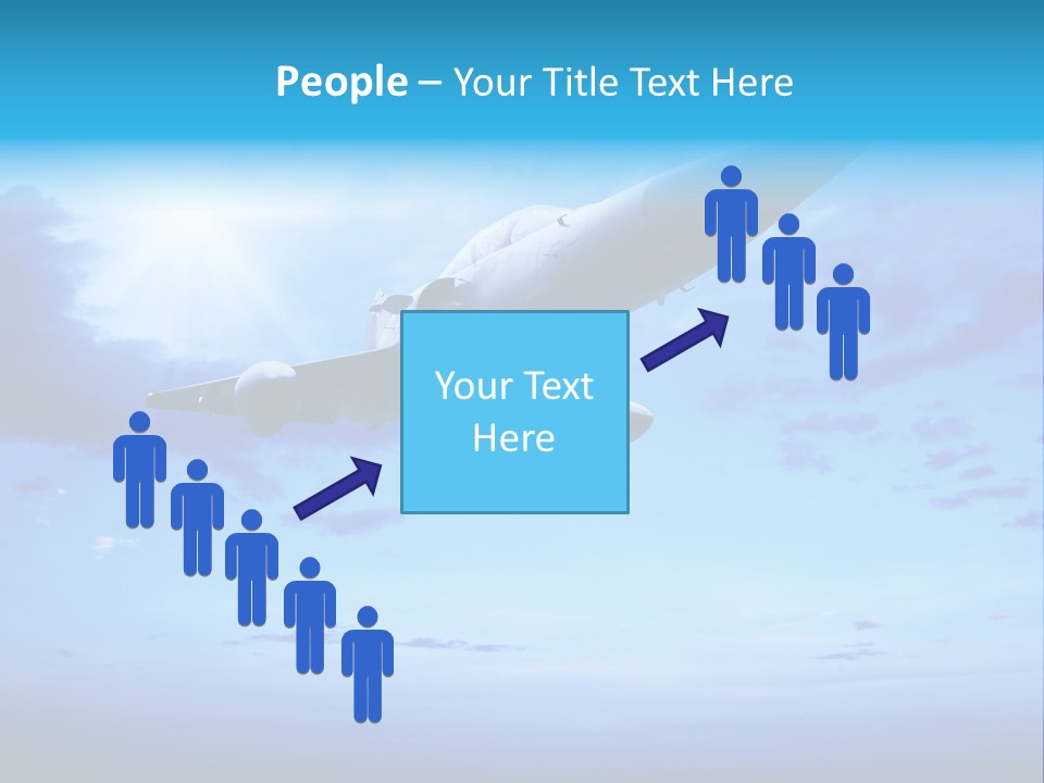 Fly Plane Airshow PowerPoint Template