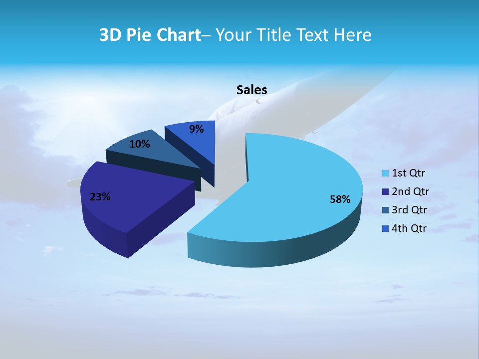 Fly Plane Airshow PowerPoint Template