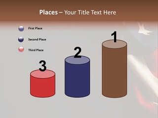 Space For Text Black Us Flag PowerPoint Template