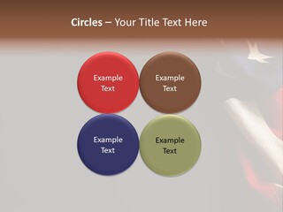 Space For Text Black Us Flag PowerPoint Template