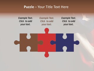 Space For Text Black Us Flag PowerPoint Template