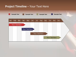 Space For Text Black Us Flag PowerPoint Template