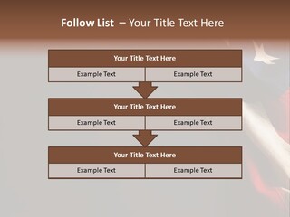 Space For Text Black Us Flag PowerPoint Template