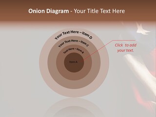 Space For Text Black Us Flag PowerPoint Template