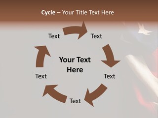 Space For Text Black Us Flag PowerPoint Template