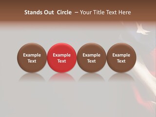 Space For Text Black Us Flag PowerPoint Template